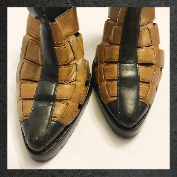 Alexander Wang Abbey Ankle-strap Leather Sandals - Picture 5 of 7